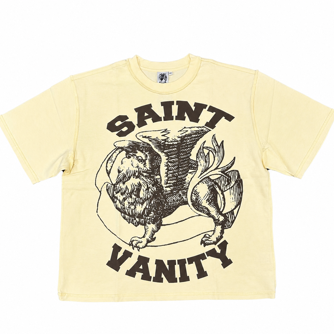Saint Vanity Black & Cream Griffin Tee