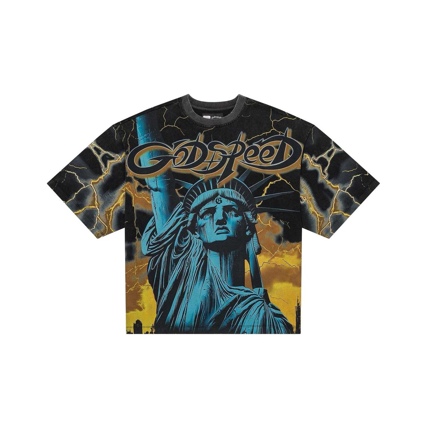 Godspeed Voltage Tee - Black/Yellow