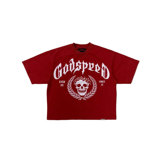 Godspeed Victor Crest Tee - Red