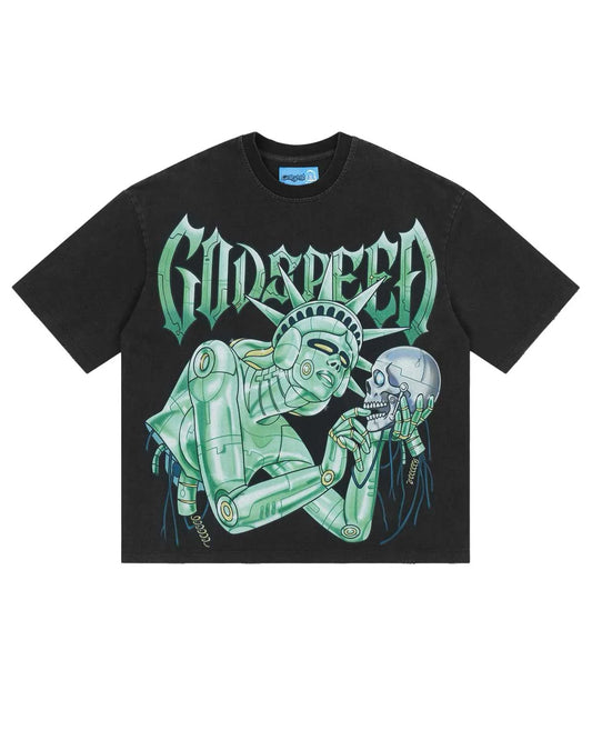 Godspeed Freedoms Protocol Tee - Black