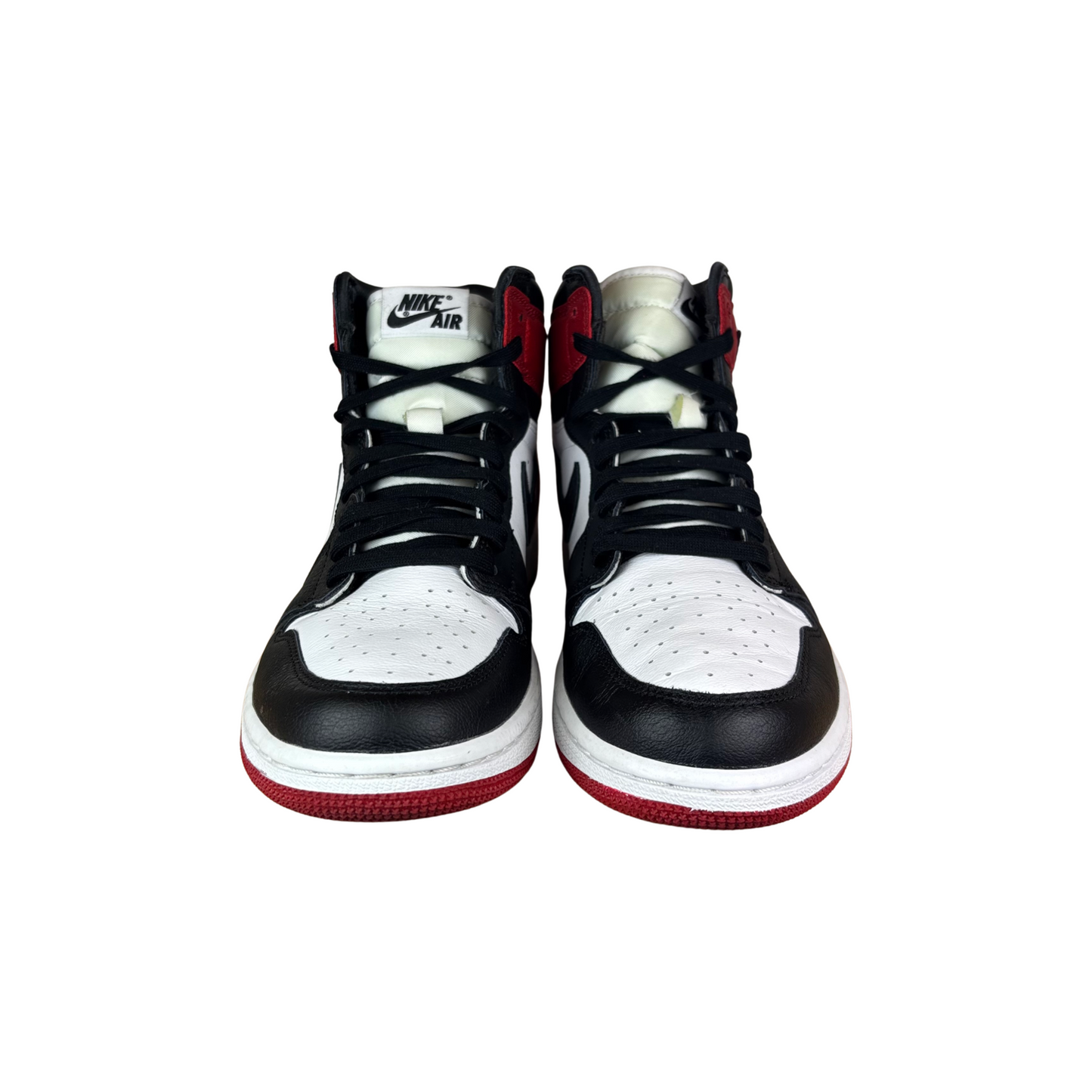 Used Air Jordan Satin Black Toe 1 - Sz 10W/8.5M