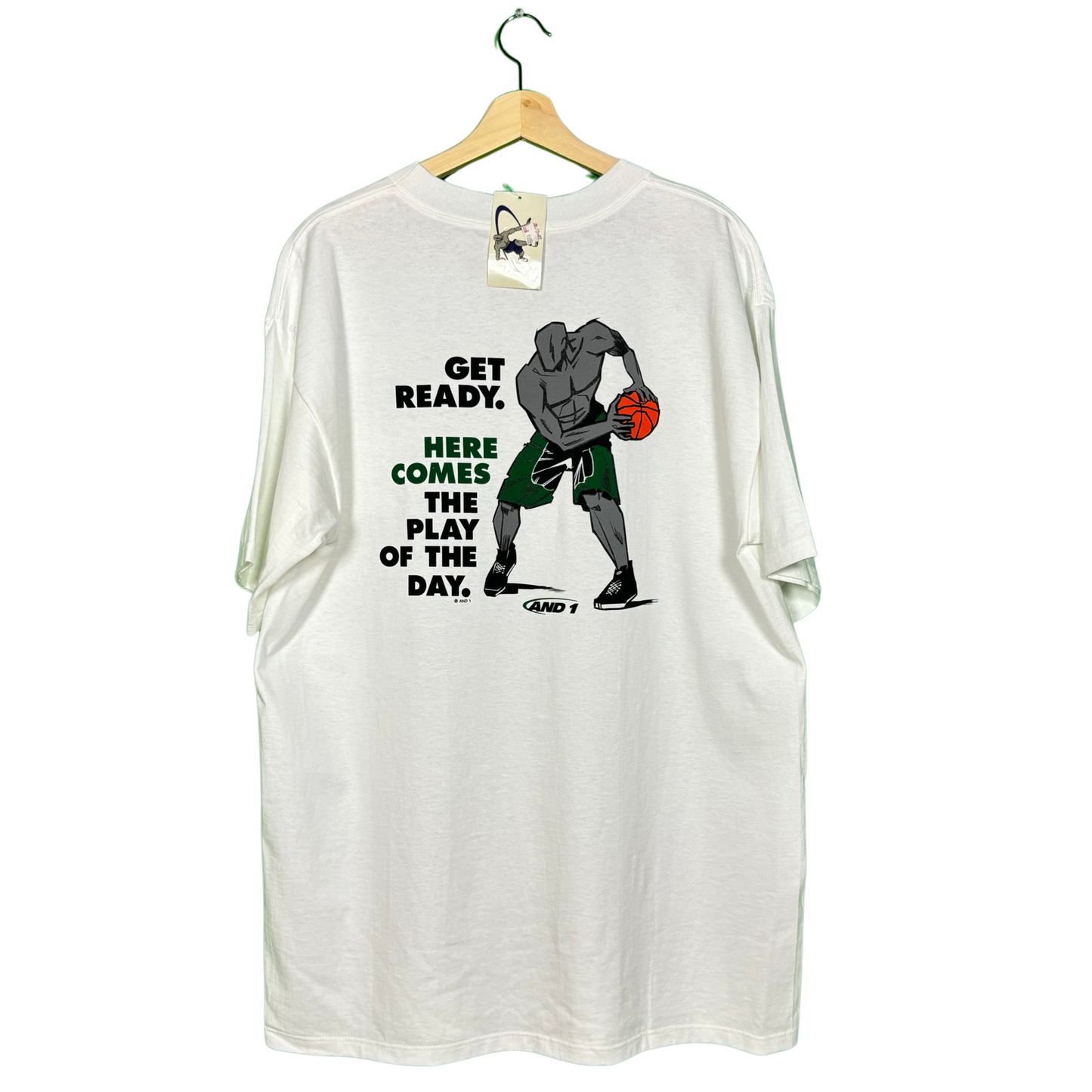 Vintage AND1  Trash Talk Get Ready Tee - Sz XL