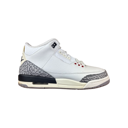 Used Jordan 3 White Cement - Sz 7Y