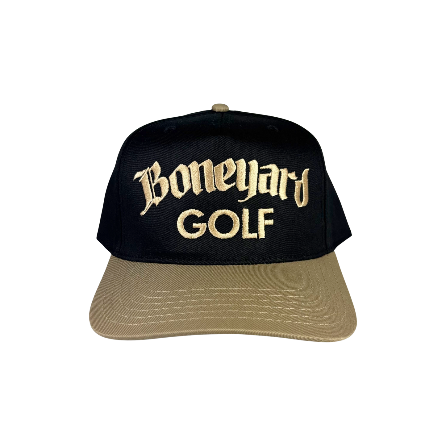 Boneyard Golf Hat - Black/Beige