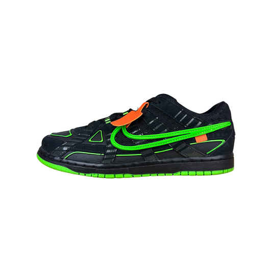 Used Nike Air Rubber Dunk Off-White Green (PS) - Sz 3Y