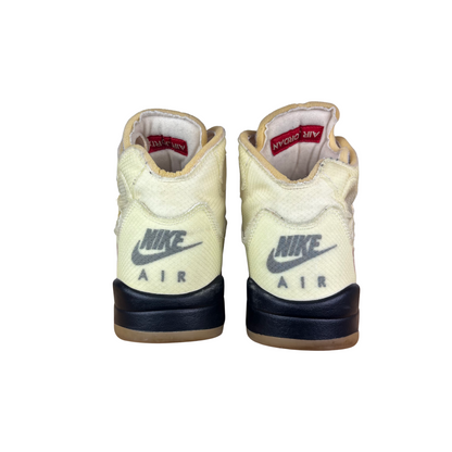 Used Jordan 5 Off White Sail - Sz 10