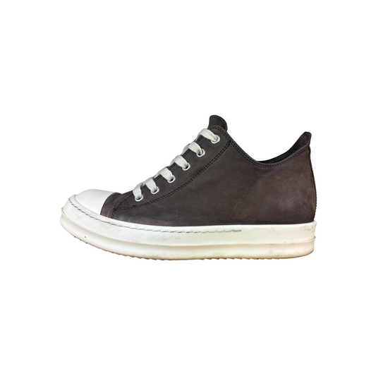 Used Rick Owens Ramones Low Saddle Milk - Sz 38/Us 6