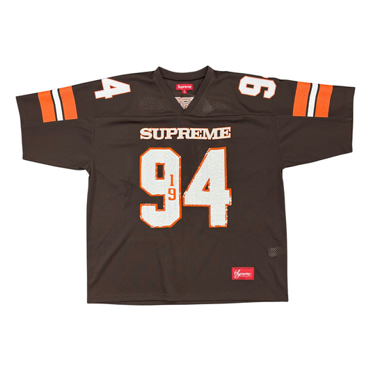 Used Supreme Sequin Football Jersey - Sz XL