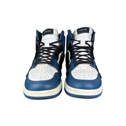 Used Amiri Hi Top Skel Leather Bones - Sz 44