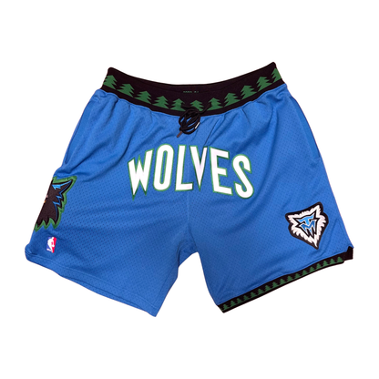 Used Just Don Timberwolves Shorts - Sz XL