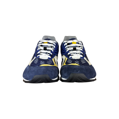 Used Bottega Veneta Blue & White Orbit Sneakers - Sz 44