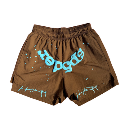 Used Sp5der OG Web Double Layer Short Brown - Sz S