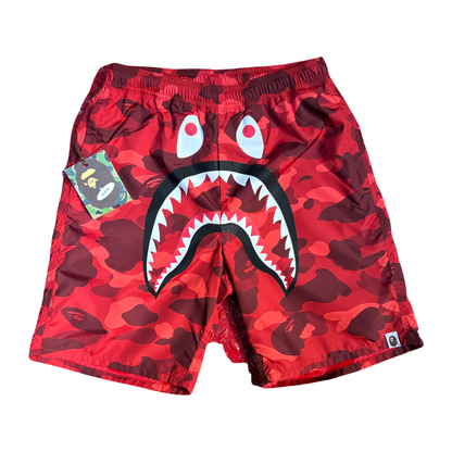 Bape Shark Swim Short - Red