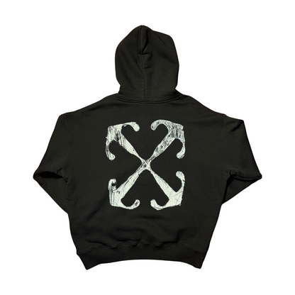 Off White Scratch Arrow Hoodie