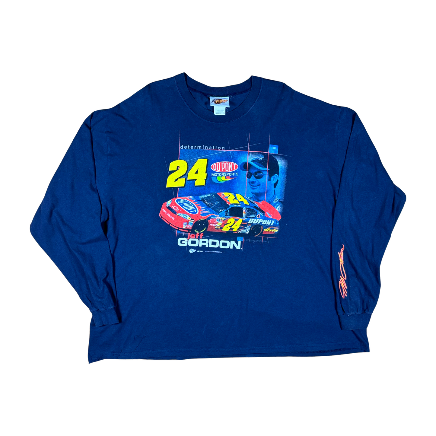 Vintage Winner's Circle Jeff Gordon Longsleeve T Shirt - Sz 3XL