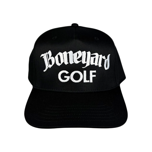Boneyard Golf Hat - Black/White