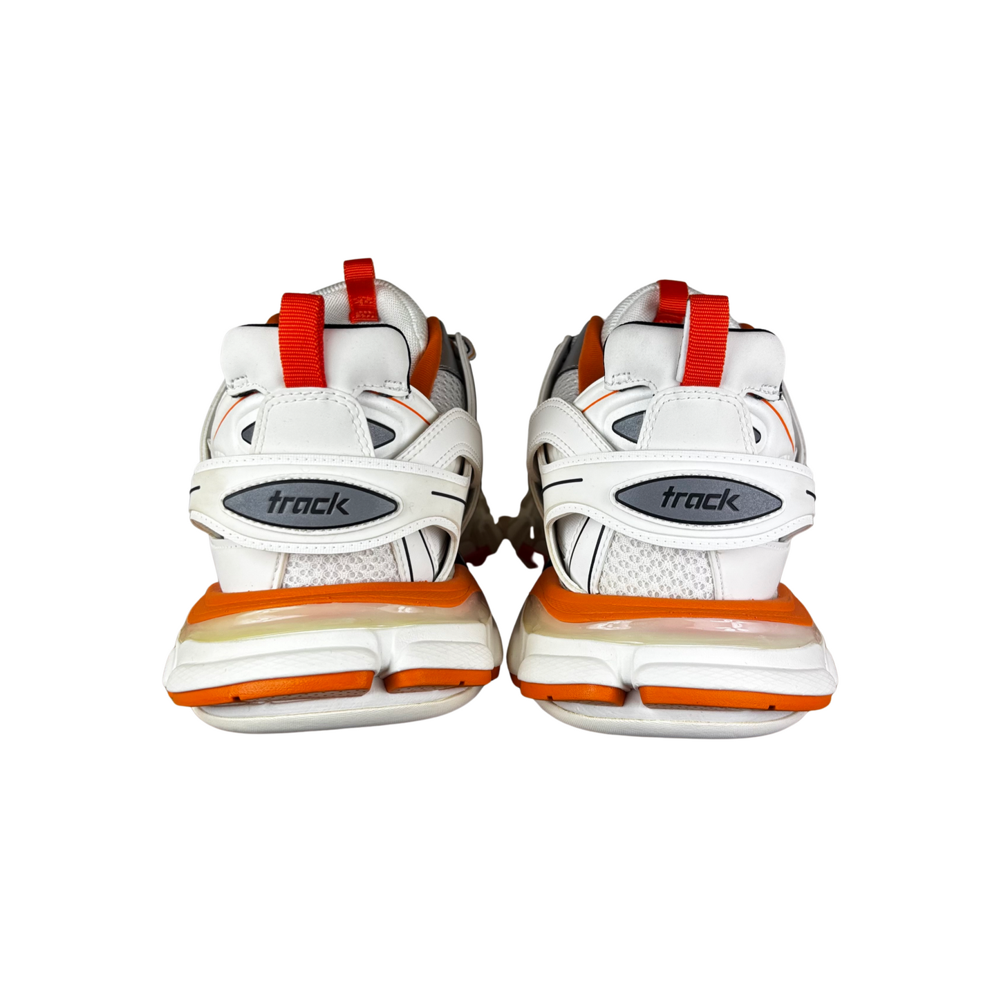 Used Balenciaga Track White/Orange - Sz 45