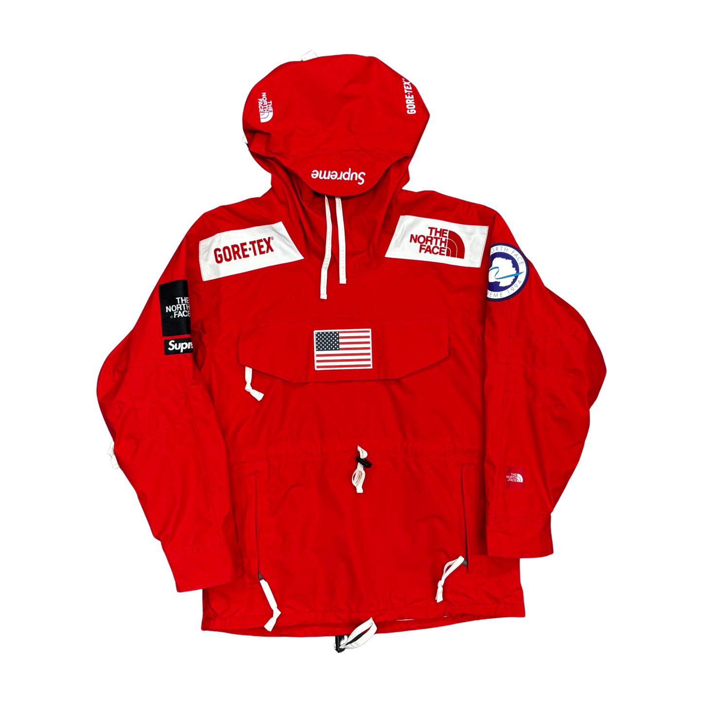 Supreme x The North Face TAE Pull Over Jacket Red - Sz S
