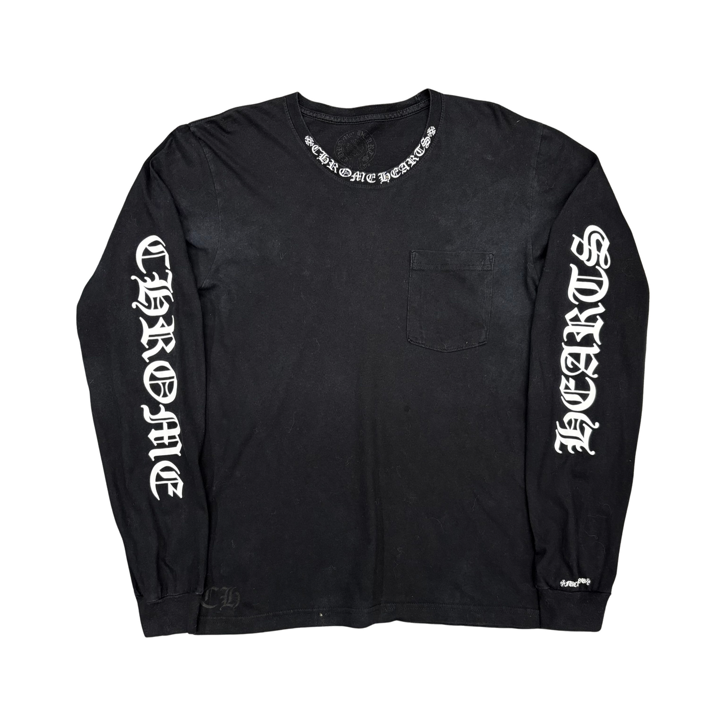 Used Chrome Hearts Pocket L/S Tee - Sz M