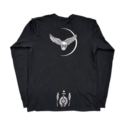 Used Chrome Hearts FOTI Circle Logo L/S Tee - Sz L