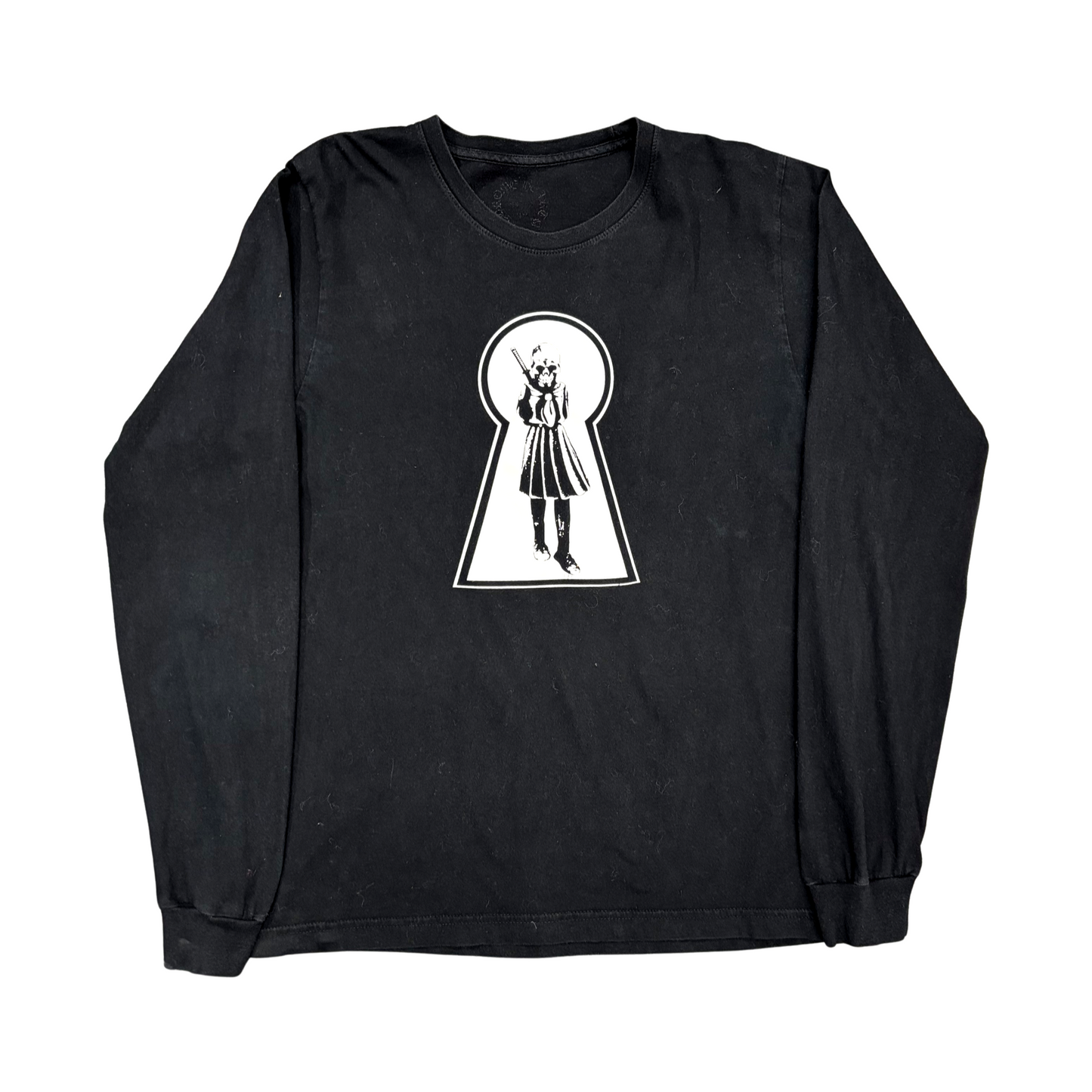 Used Chrome Hearts FOTI Key Hole L/S Tee - Sz M