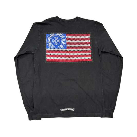 Used Chrome Hearts American Flag L/S - Sz M