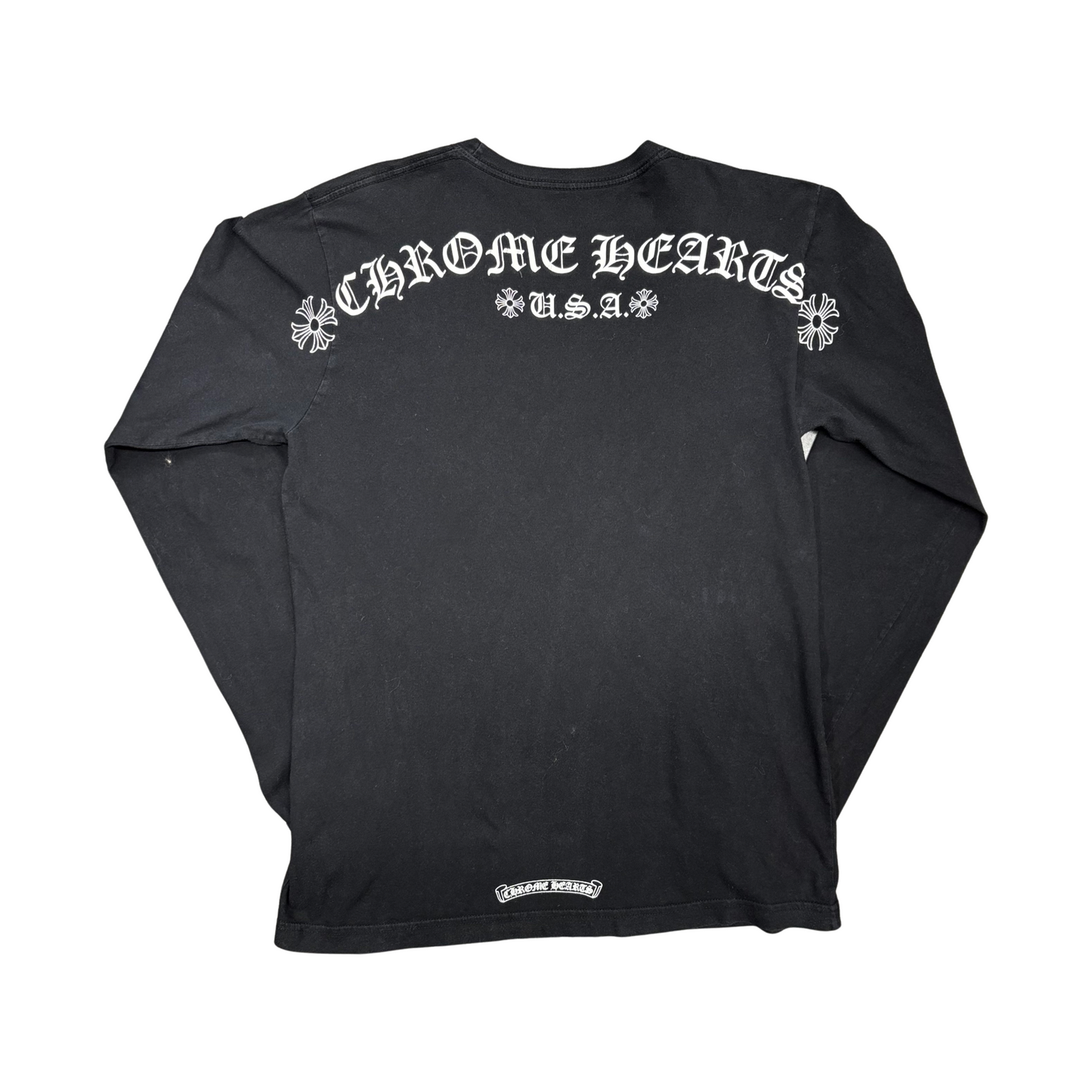Used Chrome Hearts Pocket L/S Tee - Sz M