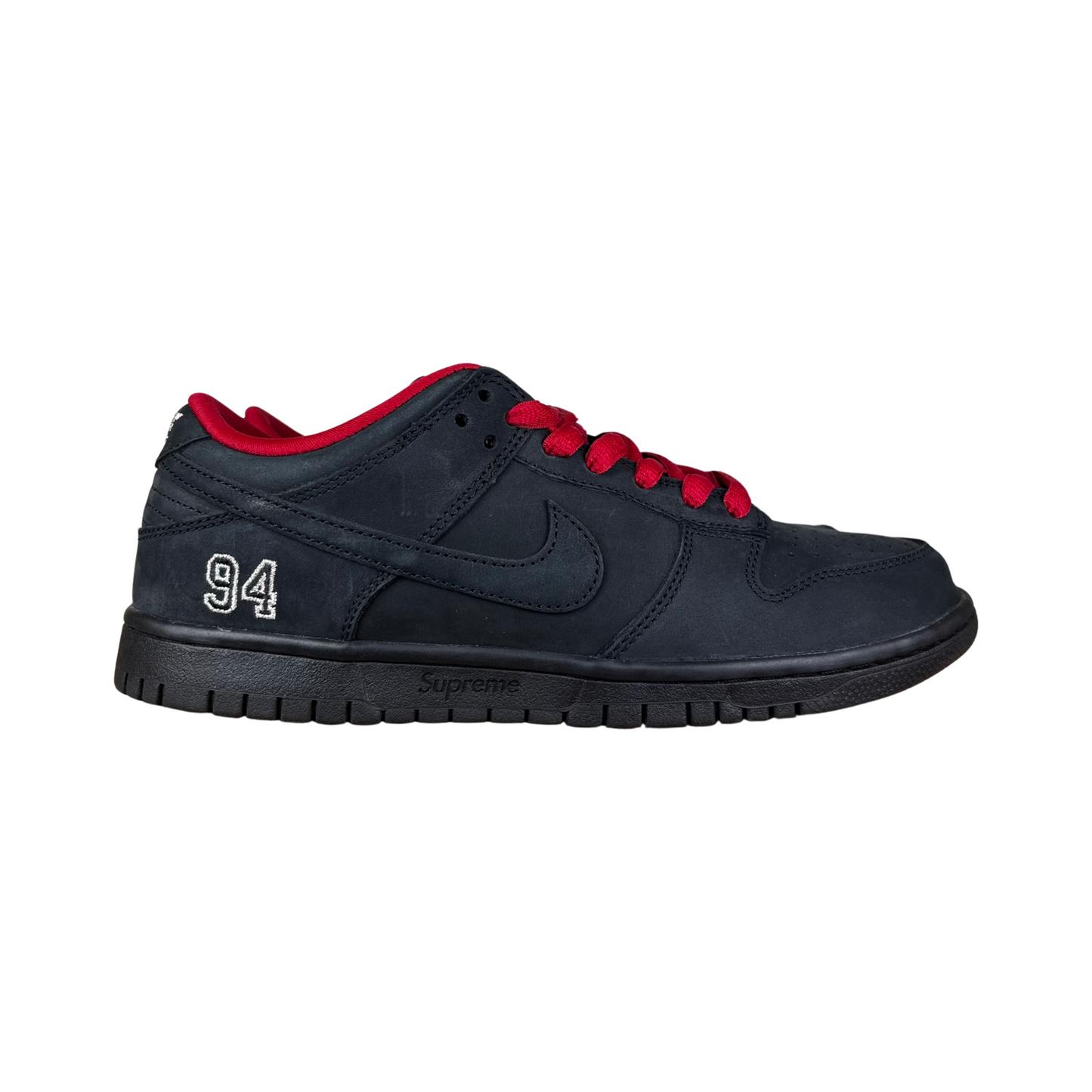Used Nike SB Dunk Low Supreme 94 Black - Sz 8