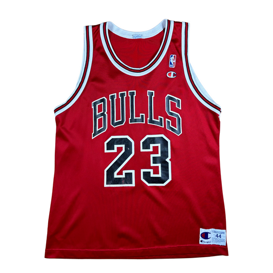 Vintage Chicago Bulls #23 Jordan Champion Jersey - Sz 44