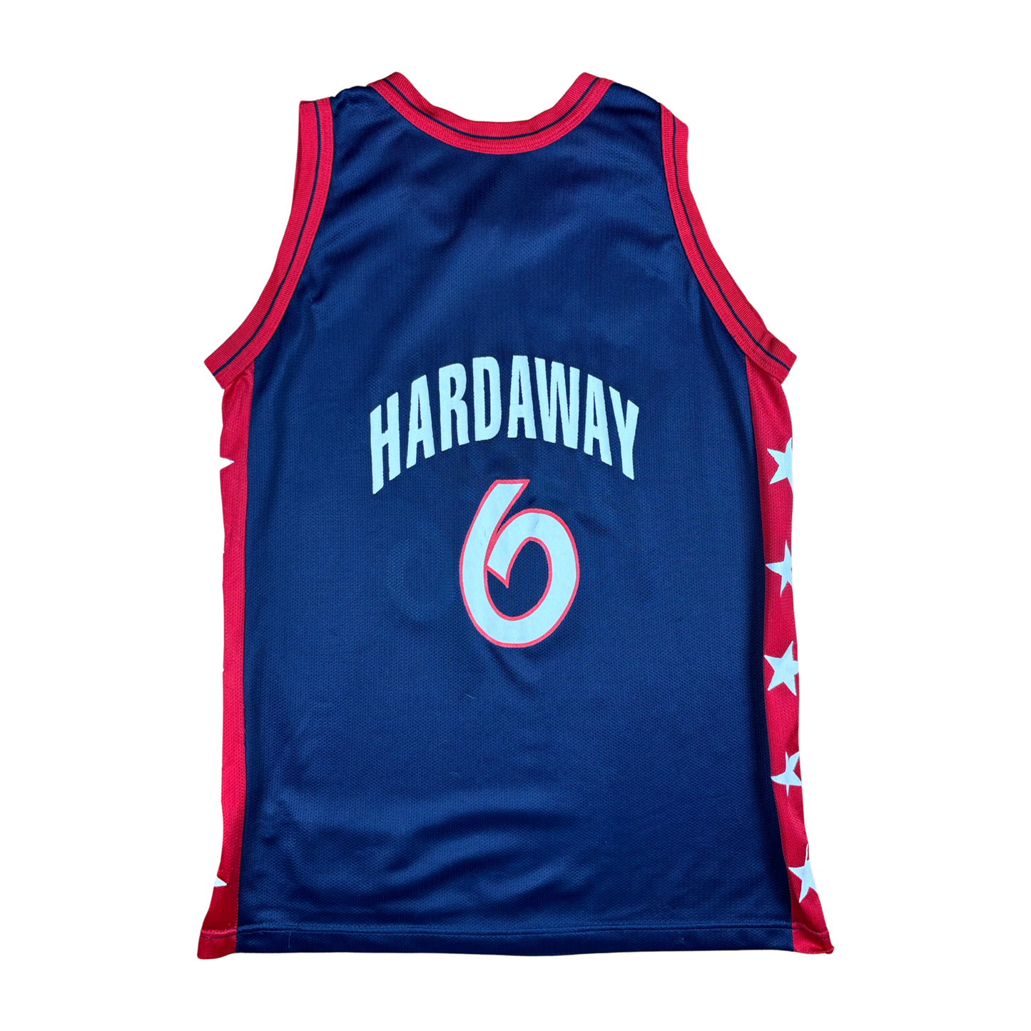 Vintage Team USA #6 Hardaway Champion Jersey - Sz Youth XL