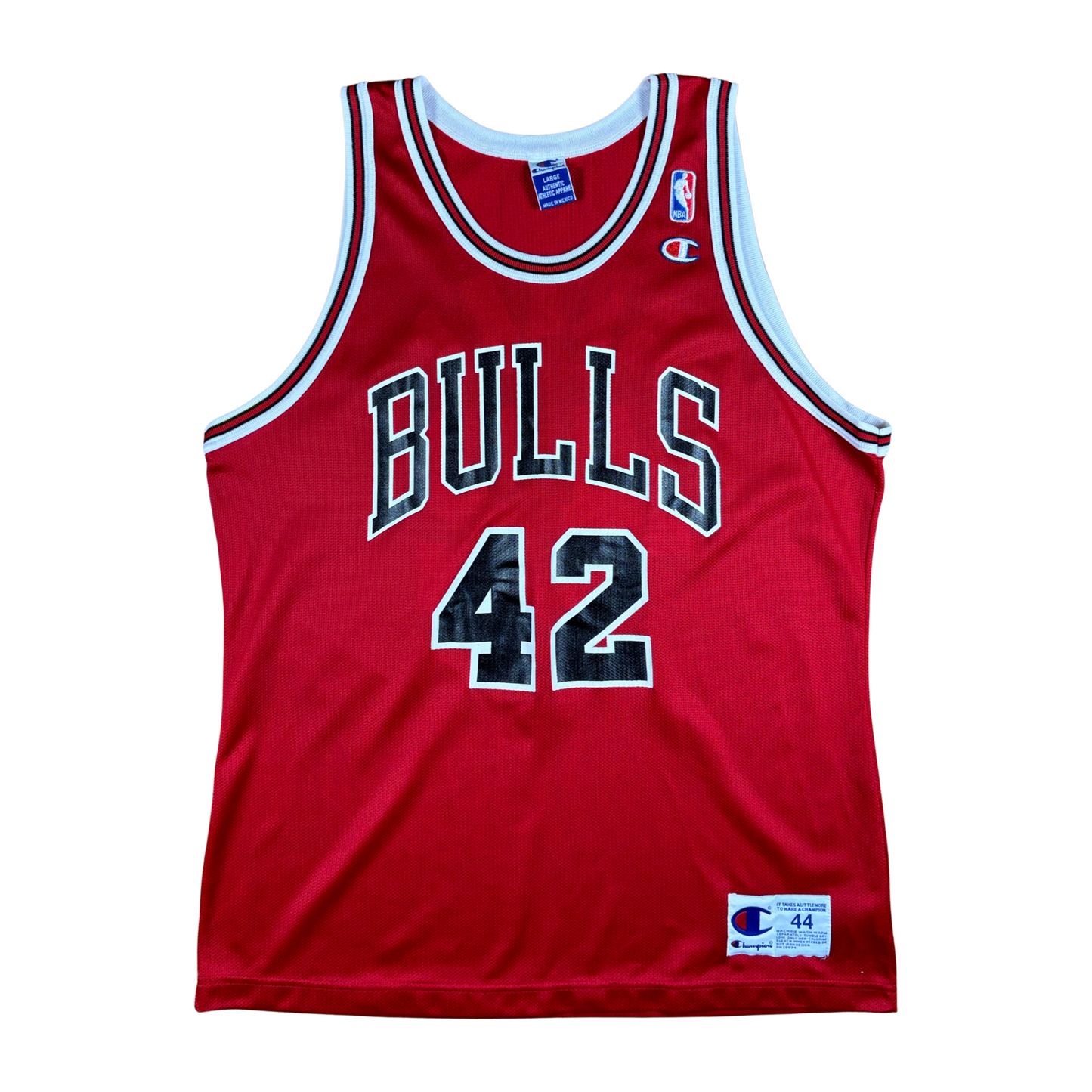 Vintage Chicago Bulls #42 Brand Champion Jersey - Sz 44