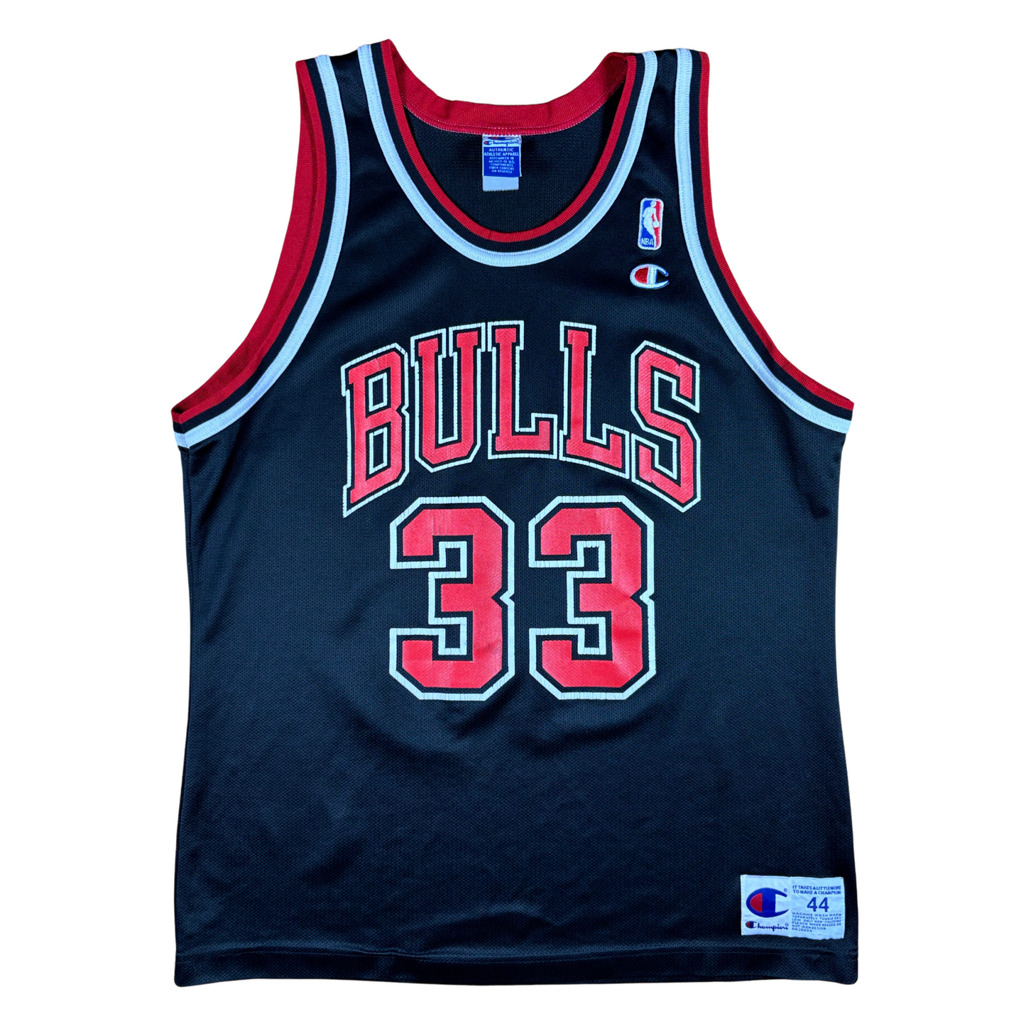 Vintage Chicago Bulls #33 Pippen Champion Jersey - Sz 44