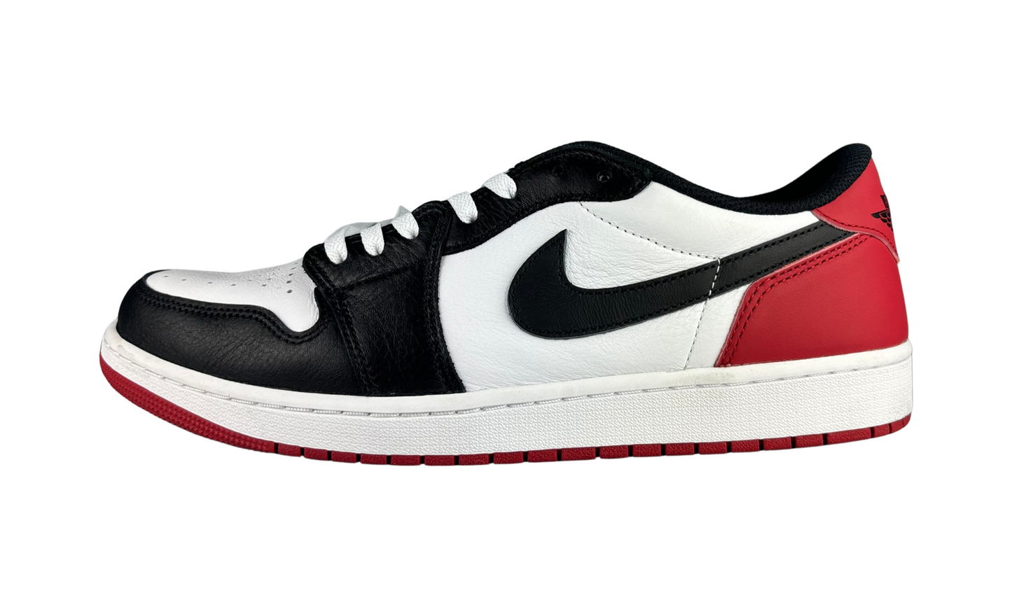 Used Jordan 1 Low Black Toe - Sz 13