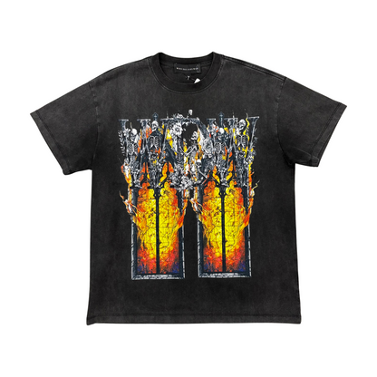 Used Who Decides War Ember Chapel Tee - Sz M