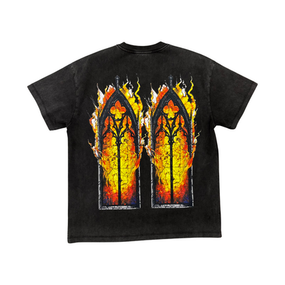 Used Who Decides War Ember Chapel Tee - Sz M