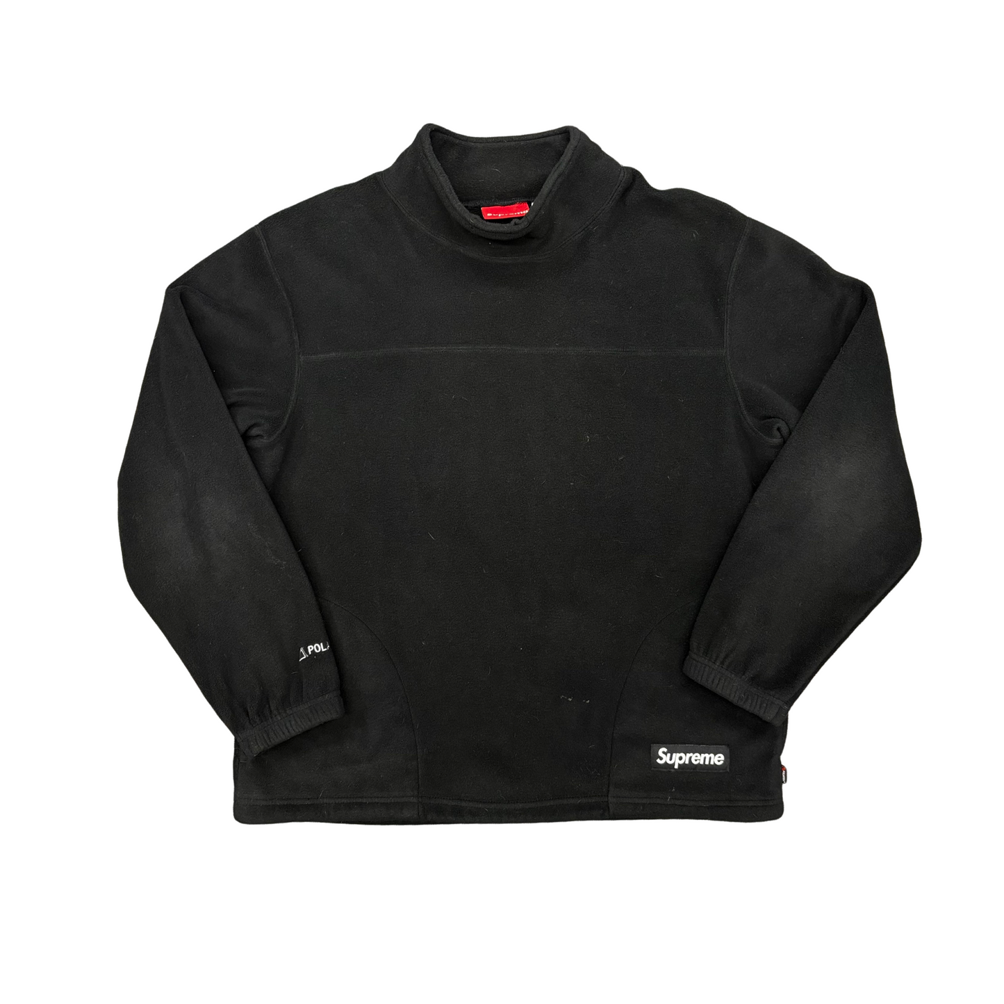 Used Supreme Polartec Mock Neck Fleece - Sz M