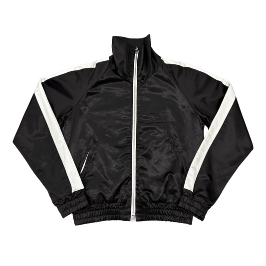 Used Amiri Satin Zip Up Track Jacket - Sz M