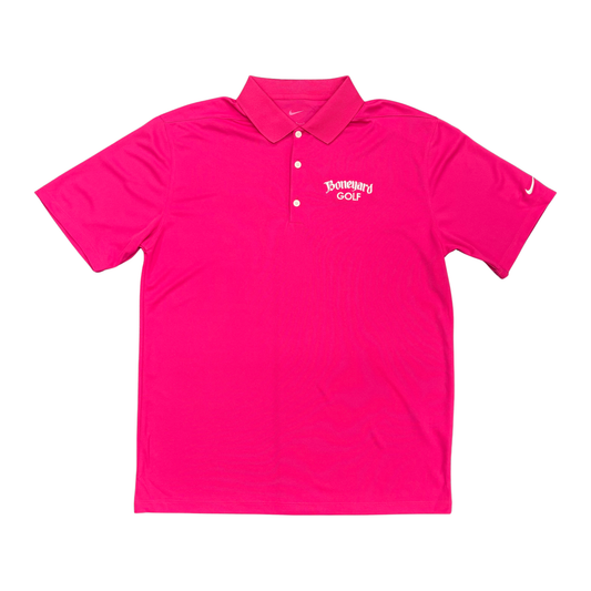 Boneyard Nike Golf Polo Pink
