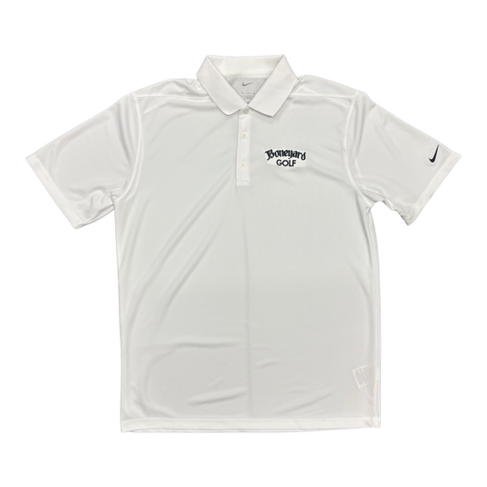 Boneyard Golf Polo White