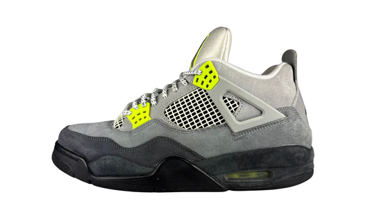 Used Jordan 4 Neon - Sz 9.5