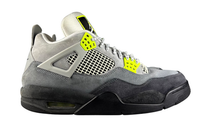 Used Jordan 4 Neon - Sz 9.5