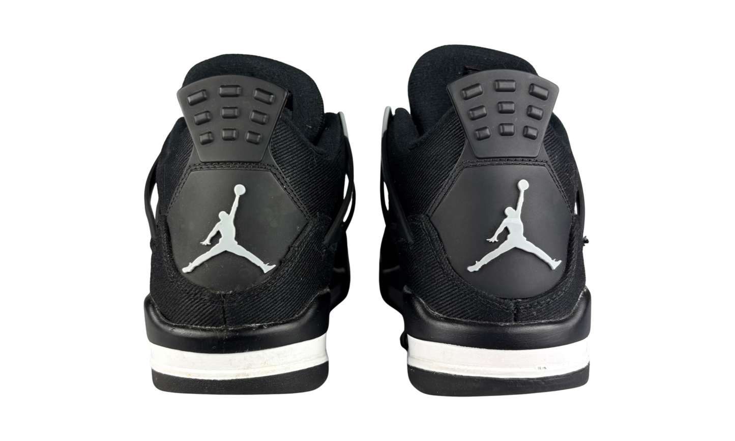 Used Jordan 4 Black Canvas - Sz 5