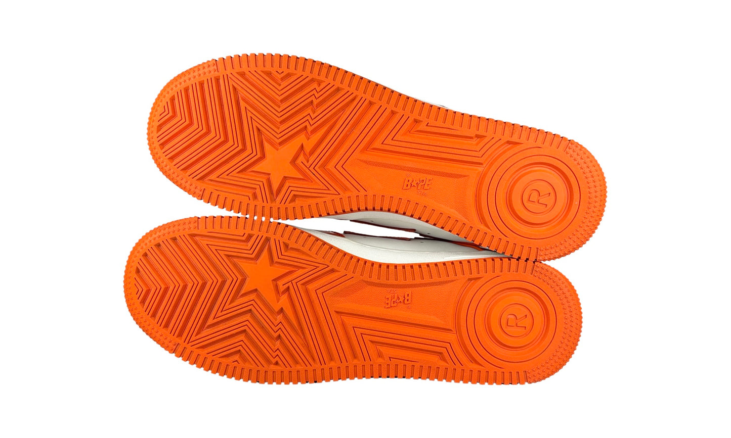 Used Bapesta Orange - Sz 12