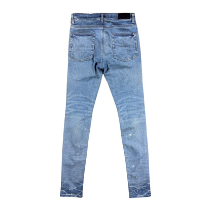 Used Amiri Mx1 Blue Bandana - Sz 31