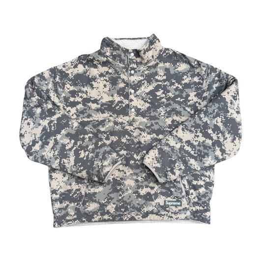 Used Supreme Digital Camo Reversible Pullover - Sz M