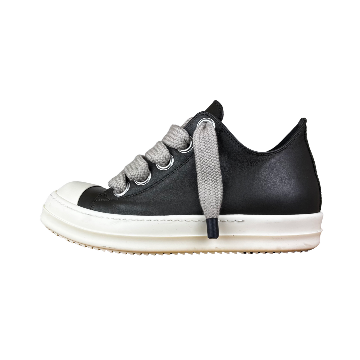 Used Rick Owens Leather Jumbo Laces Low - Sz 42