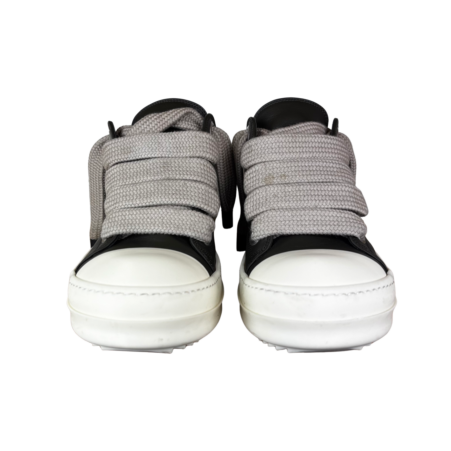 Used Rick Owens Leather Jumbo Laces Low - Sz 42