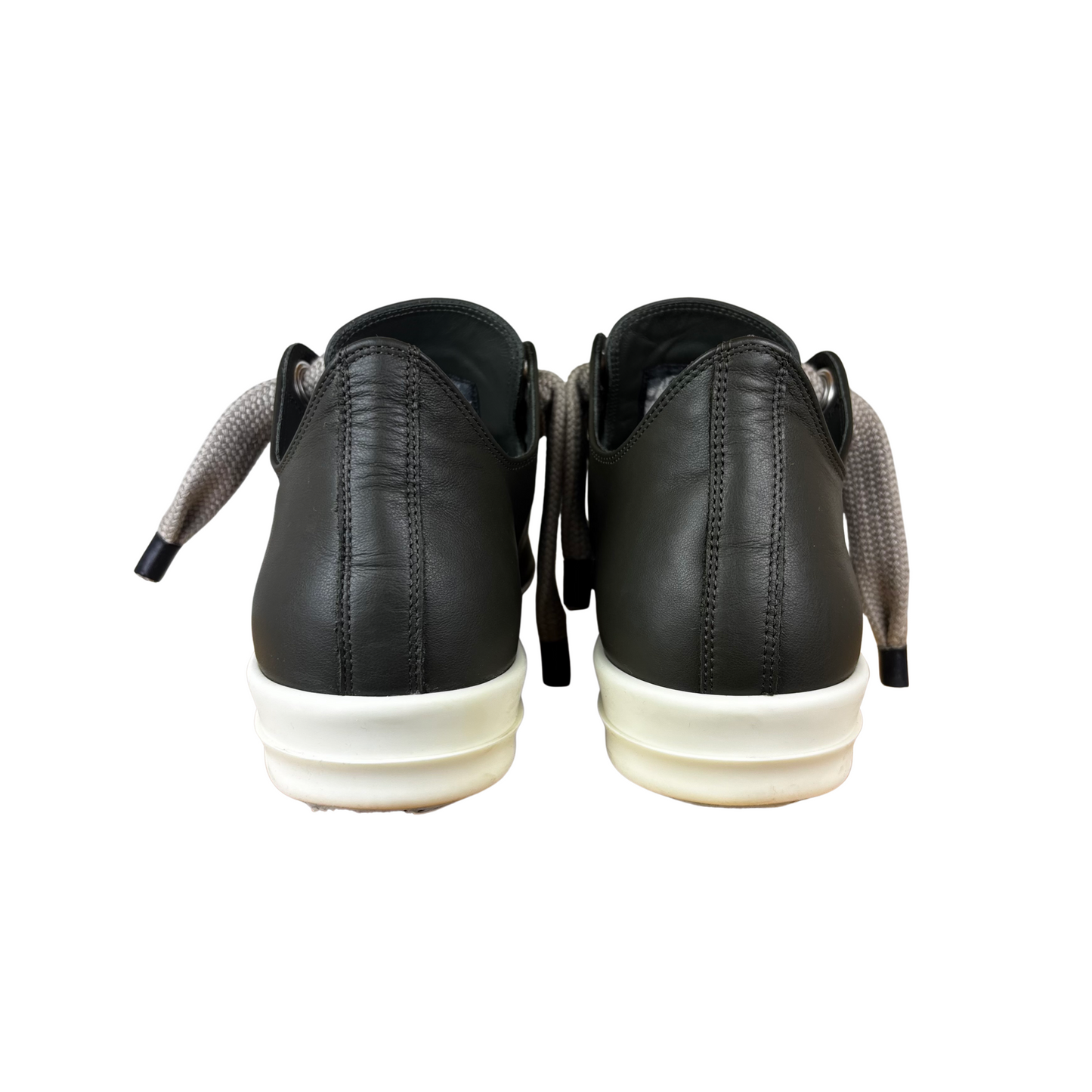 Used Rick Owens Leather Jumbo Laces Low - Sz 42