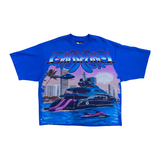 Godspeed Memento Vivere Royal Blue T-Shirt - Sz M