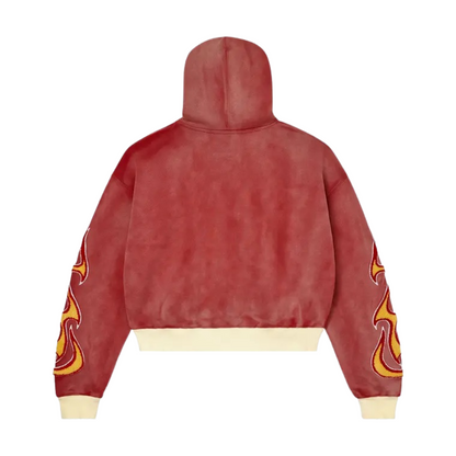 Vale Forever Chimera Red Zip Up Hoodie - Sz S